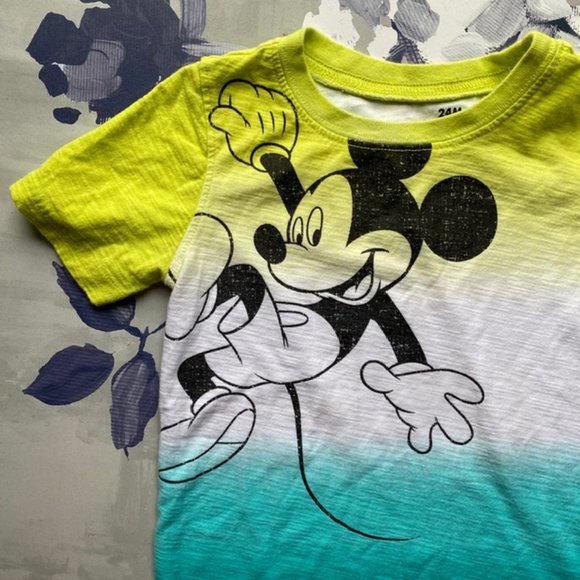 Disney Other - Disney & Jumping Beans Mickey Mouse Ombre T-shirt